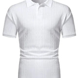 Sommer-Poloshirt für Herren mit Knopfleiste