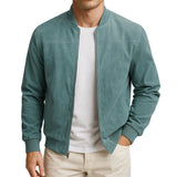 Urs Herren-Bomberjacke in Wildleder-Optik