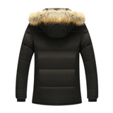 Elegante wattierte Herren-Fleecejacke für den Winter