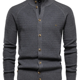 Premium-Herrencardigan aus Baumwolle