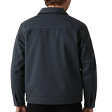 Leichte Herrenjacke aus Twill – Dunkelgrau