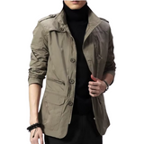 Elegante winddichte Herrenjacke
