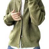 Lässige Herrenjacke mit Knopfleiste