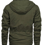 Herren-Outdoorjacke mit Fleecefutter