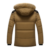Elegante wattierte Herren-Fleecejacke für den Winter