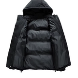 Gefütterte winddichte Herrenjacke