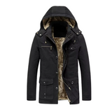 Elegante gesteppte Herren-Winterjacke