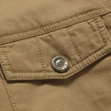 Elegante Herren-Winterjacke mit wattiertem Futter
