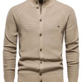 Premium-Herrencardigan aus Baumwolle
