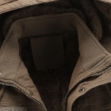 Elegante winddichte Herren-Winterjacke