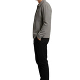 Herrenjacke aus Mikrowildleder – Grau