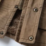 Elegante winddichte Herren-Winterjacke