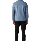Herrenjacke aus Mikrowildleder – Hellblau