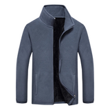 Elegante Herren-Fleecejacke mit Reissverschluss