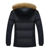 Elegante wattierte Herren-Fleecejacke für den Winter