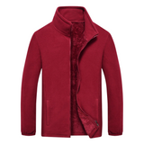 Elegante Herren-Fleecejacke mit Reissverschluss