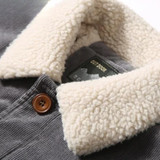 Herren-Winterjacke aus Samt