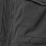 Herren-Cordjacke – Grau