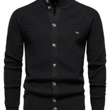 Premium-Herrencardigan aus Baumwolle