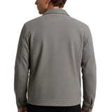Herrenjacke aus Mikrowildleder – Grau