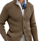 Warmer Herren-Strickcardigan