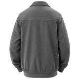 Herren-Cordjacke – Grau