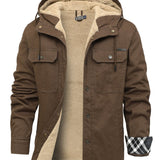 Elegante Herren-Fleecejacke