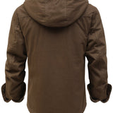 Elegante Herren-Fleecejacke