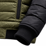 Stylische Herrenjacke mit Taschen – Grün