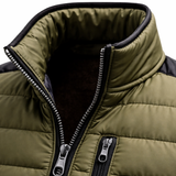 Stylische Herrenjacke mit Taschen – Grün
