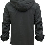 Elegante Herren-Fleecejacke