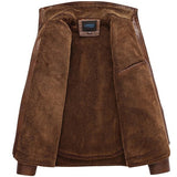 Herren-Lederjacke in Brauntönen