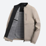 Klassische Herrenjacke mit Reissverschluss