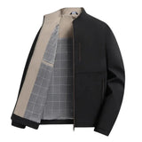 Klassische Herrenjacke mit Reissverschluss