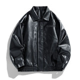 Herren-Bikerjacke aus Leder