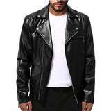 Lässige Herren-Lederjacke
