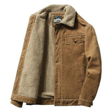 Herren-Winterjacke aus Samt