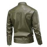 Herren-Lederjacke im Retro-Stil