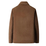Elegante Herrenjacke aus strukturiertem Gewebe