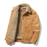 Herren-Winterjacke aus Samt
