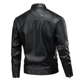 Herren-Lederjacke im Retro-Stil