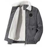 Herren-Cordjacke mit Fleecefutter
