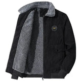 Herren-Cordjacke mit Fleecefutter