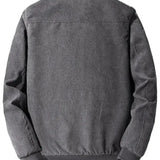 Herren-Cordjacke mit Fleecefutter