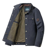 Elegante Herren-Windjacke aus Baumwolle