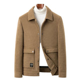 Eleganter Herrenmantel mit weichem Schnitt