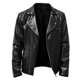 Lässige Herren-Lederjacke
