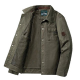 Elegante Herren-Windjacke aus Baumwolle