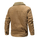 Lässige Herrenjacke mit Fleecefutter