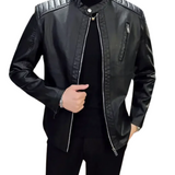 Elegante Herren-Lederjacke